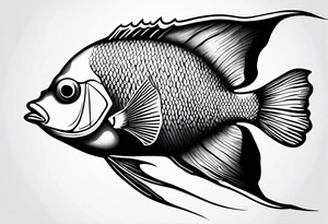 Angelfish tattoo idea