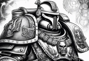 warhammer 40000 space marine tattoo idea