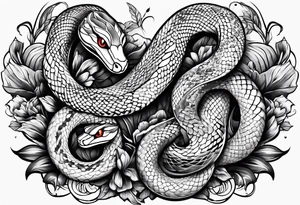 snakes tattoo idea