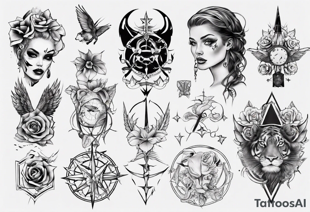 Female tattoo idea