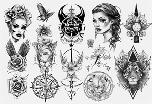 Female tattoo idea