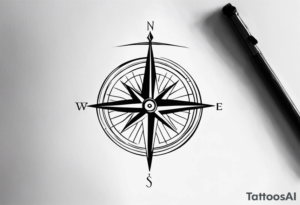Nautical compass
Waves
Anchor small birds tattoo idea