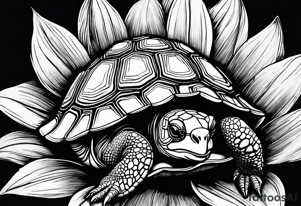 Tournesol,  Fleur roses , Caméra, tortle tattoo idea