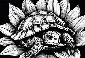Tournesol,  Fleur roses , Caméra, tortle tattoo idea