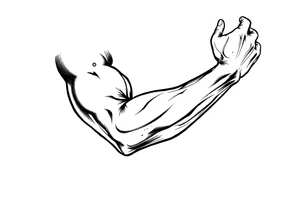 Upper arm 
Half sleeve tattoo idea
