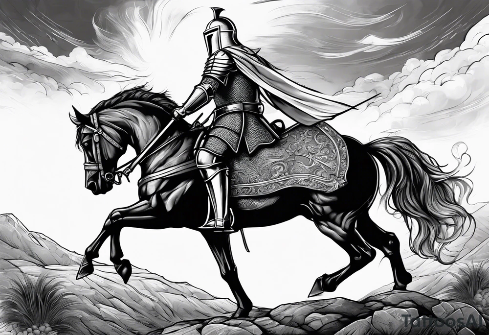 knight, crusader tattoo idea