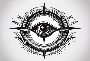 Hellsing bleeding tear eye logo tattoo tattoo idea