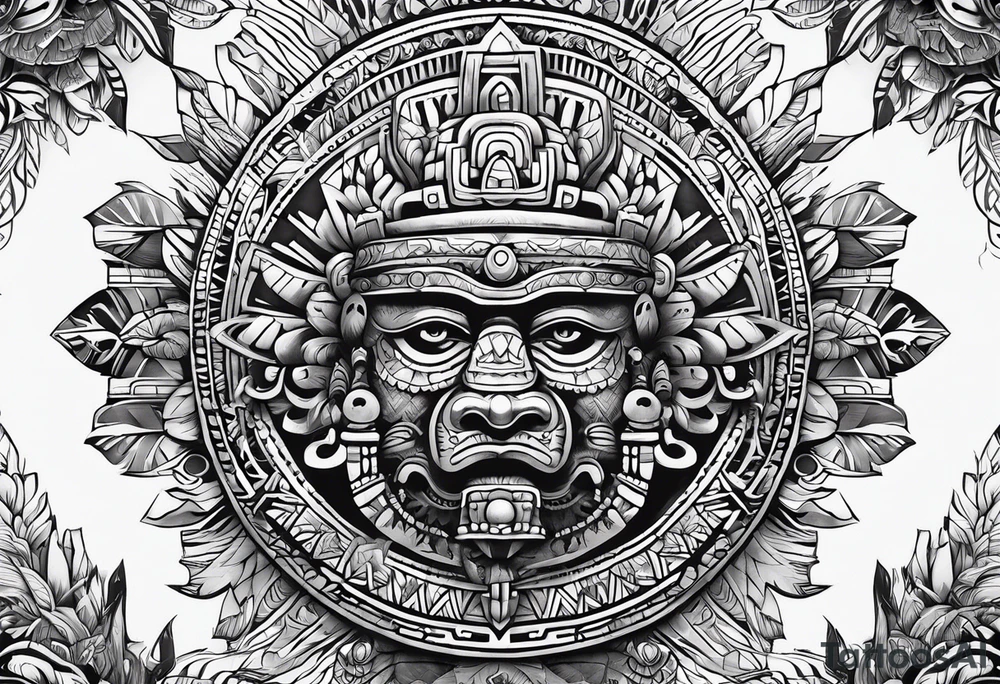 Aztec tattoo idea