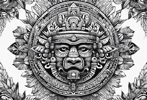 Aztec tattoo idea