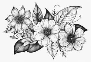 Flower tattoo idea