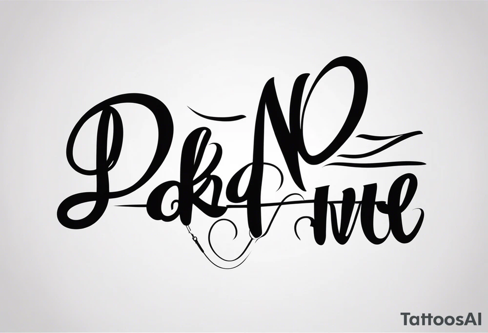 “Do no harm but take no shit” in calligraphy with middle finger and stethoscope for nurse tattoo idea