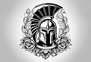 Spartan crest tattoo idea