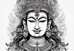 “Jai mahakaal” in different ideas tattoo idea