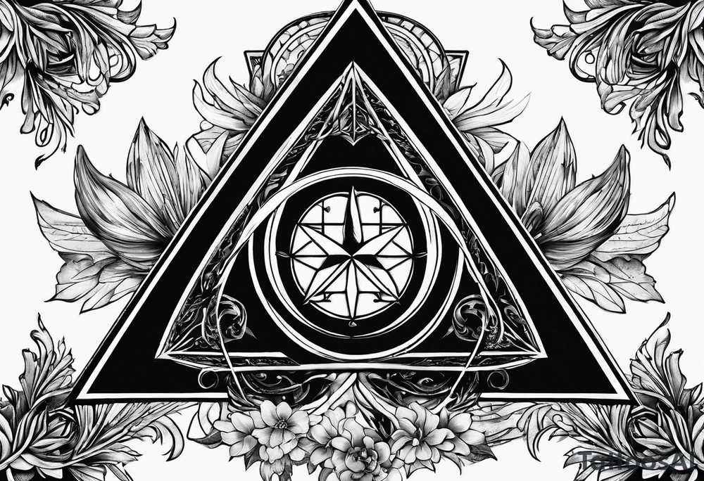 the deathly hallows tattoo idea