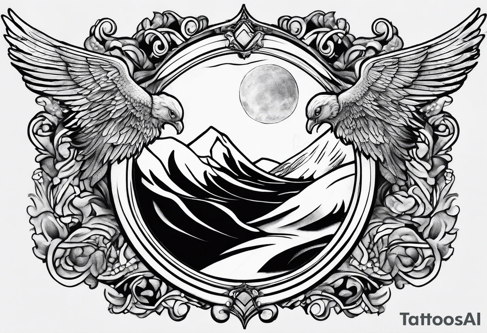 Creation of Adam tattoo idea