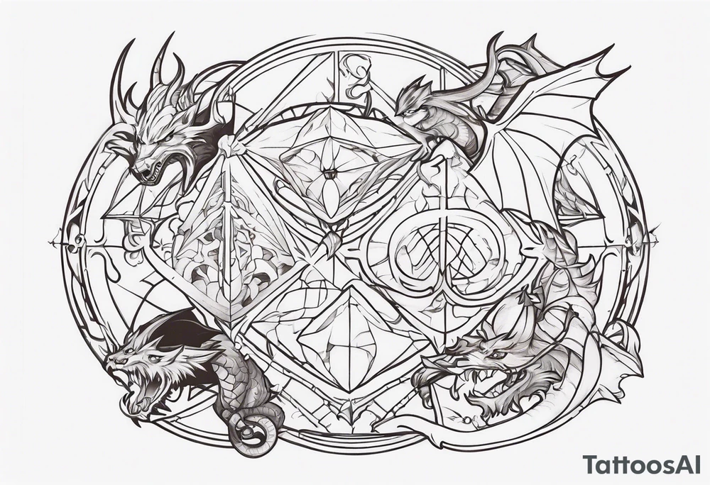 dungeons and dragons tattoo idea