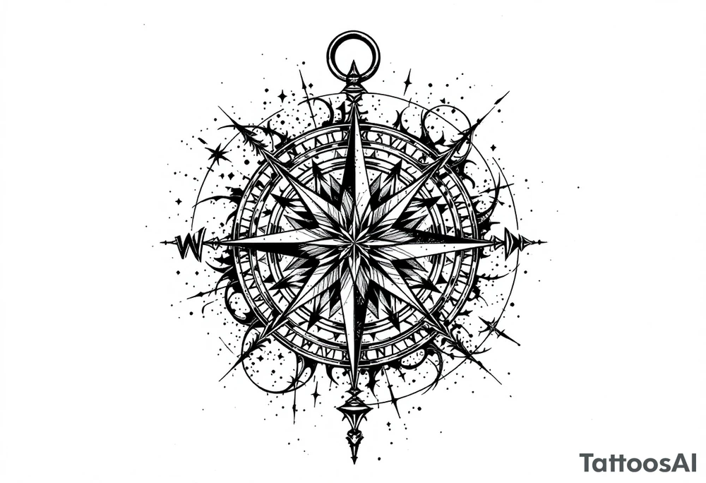 vegvisir compass tattoo tattoo idea