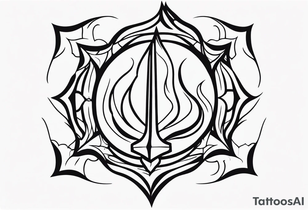 Fire and Ice tattoo idea