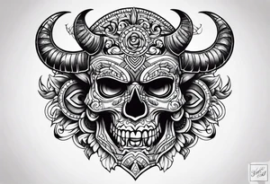 mexican devil tattoo tattoo idea