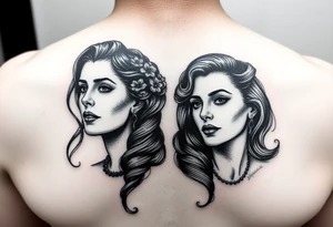 ∞
Dolores (08.30.1932 – 01.30.2022)
Audrey  (07.18.1935 – 08.21.2022) tattoo idea