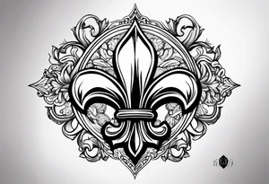 fleur du lis tattoo idea