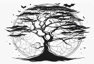 Spooky Tree tattoo idea