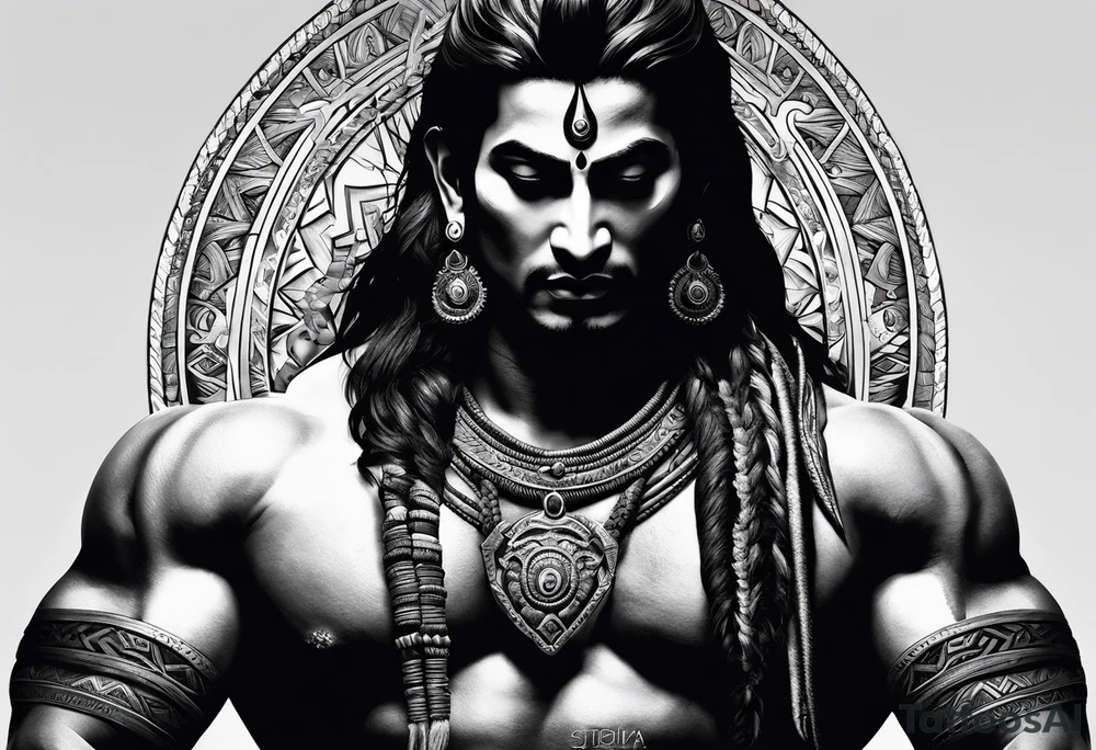 Shiva tattoo, warrior tattoo idea