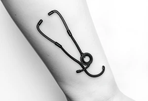 stethoscope , nurse tattoo idea