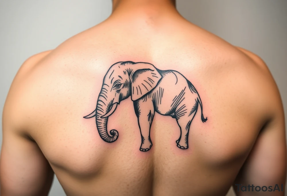 Elephant tattoo tattoo idea