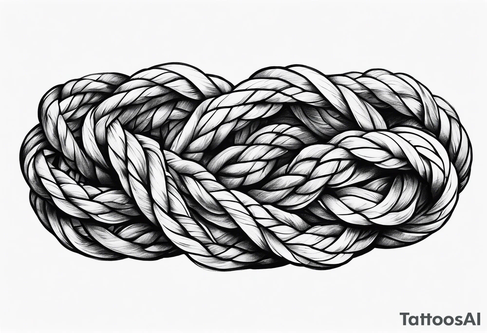 Sea ropes on bits tattoo idea