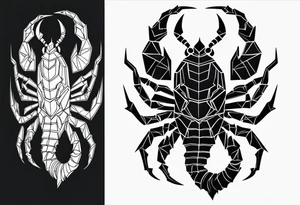 Scorpion tattoo tattoo idea