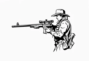 Minuteman with rifle tattoo idea
