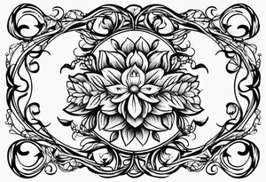 Long vine tattoo idea