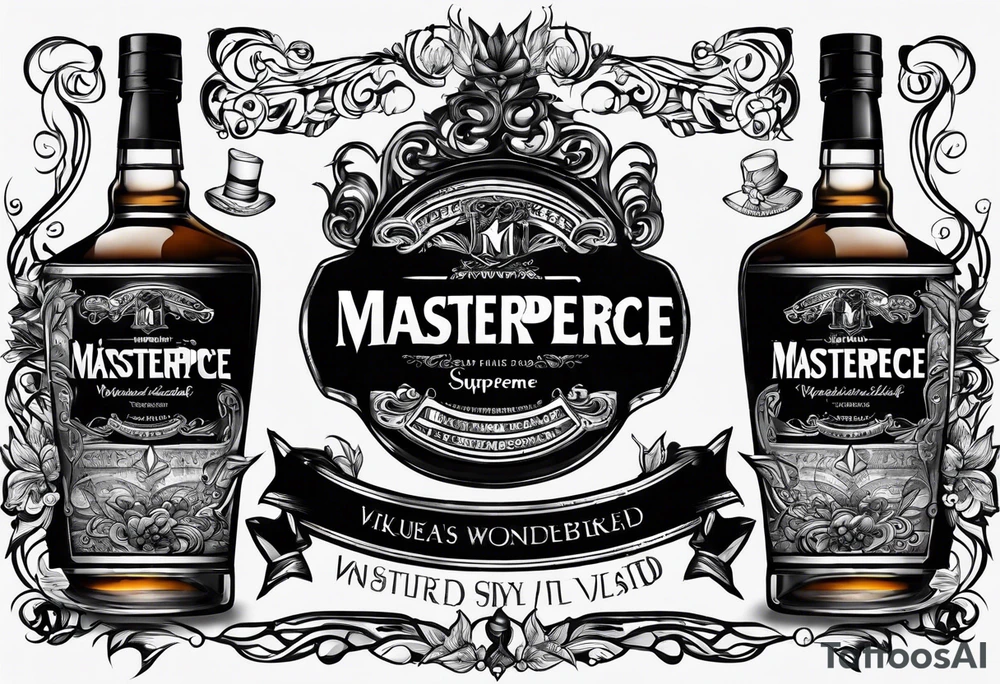 Windsor Imported supreme blend whiskey tattoo idea