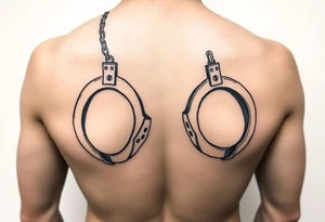 Jo made from handcuffs tattoo idea