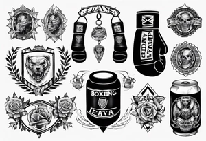 boxing arenas tattoo idea