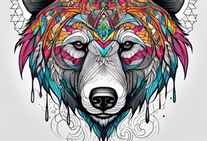 bear mountain tattoo idea