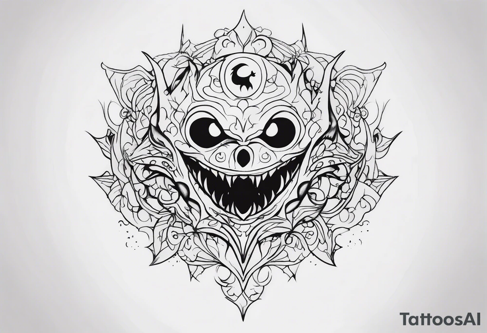 creepypasta creature tattoo idea