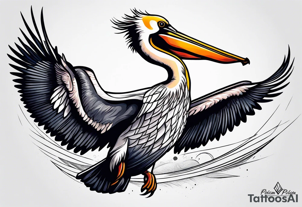 pelican fierce speed tattoo idea