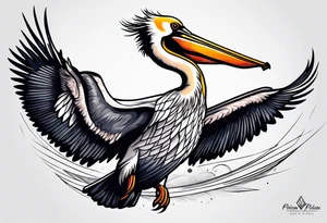 pelican fierce speed tattoo idea