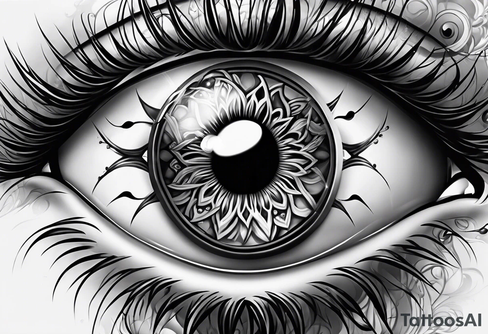 eyeball tattoo idea