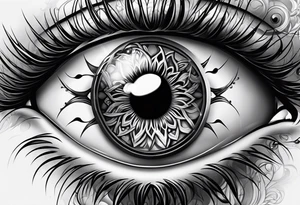 eyeball tattoo idea