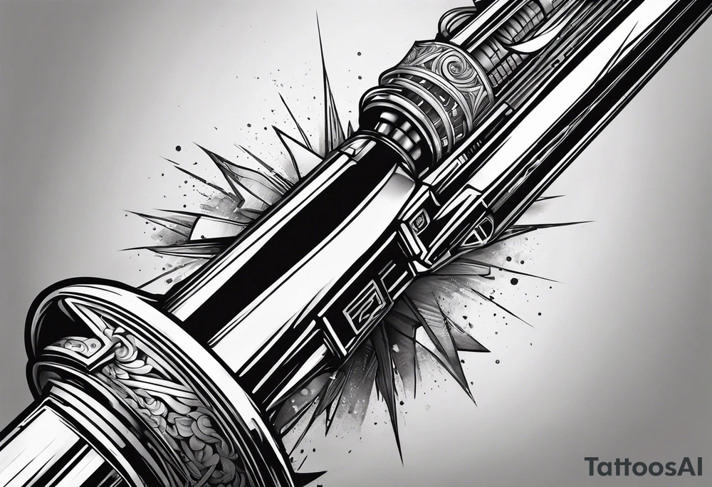 light saber tattoo idea