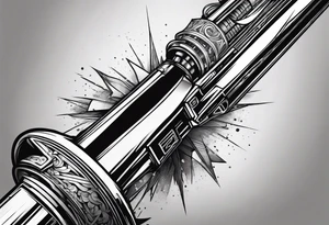 light saber tattoo idea