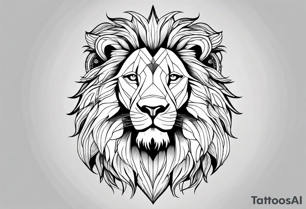 Lion from atlas tattoo idea