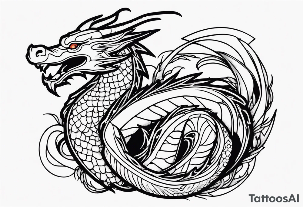 dragon tattoo idea