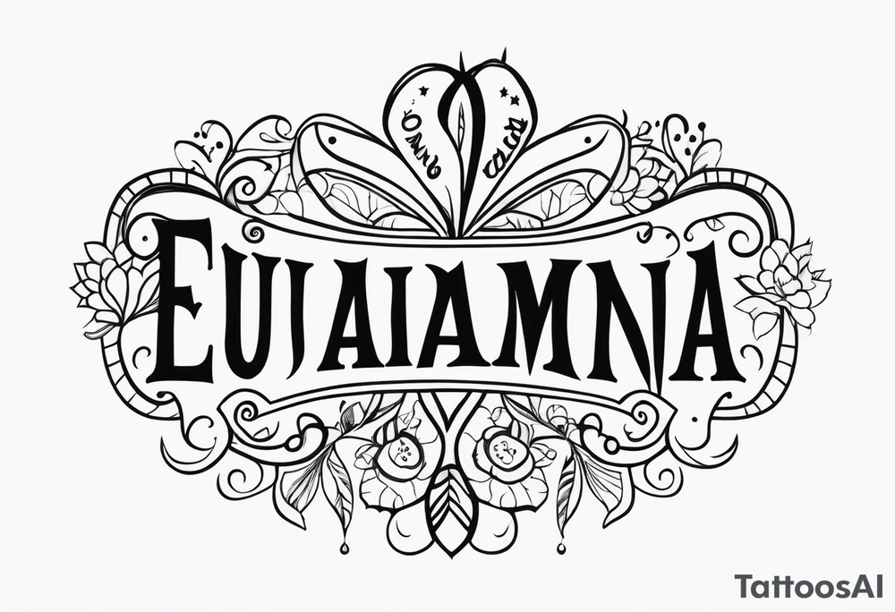 Eudaimonia tattoo idea