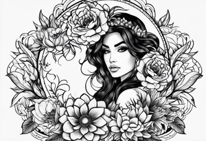 Create something that shows how much I’ve grown as a mother and a person and matured and the strength and courage I have tattoo idea