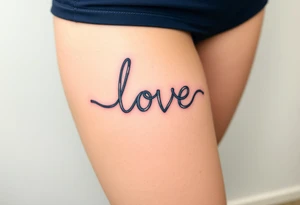Razor wire shaped in ❤️ tattoo idea