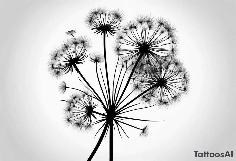 Dandelion tattoo idea